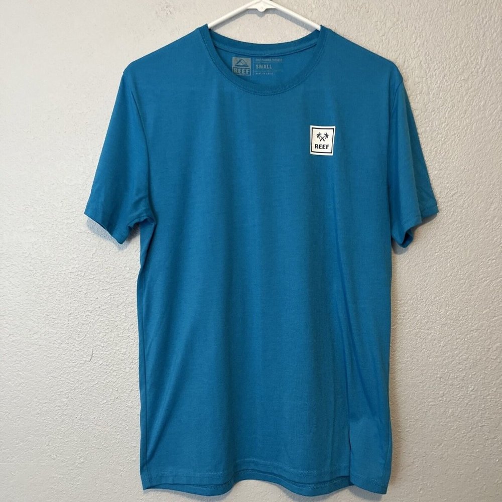 Reef Teal Short Sleeve Tee Size Small